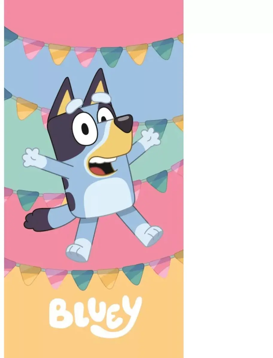 Bluey strandlaken Parade extra absorberend 70 x 140 cm