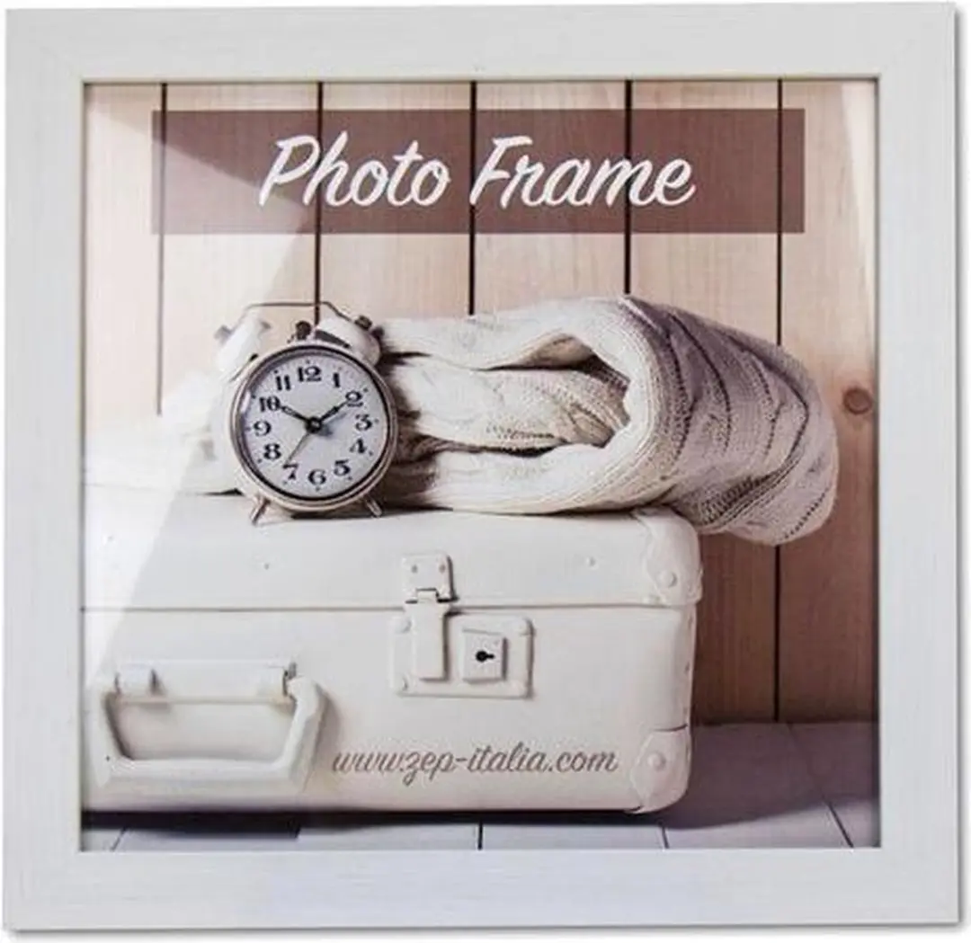 Zep Nelson 3 Houten Fotolijst 30x30cm Wit - afbeelding 6 van 6
