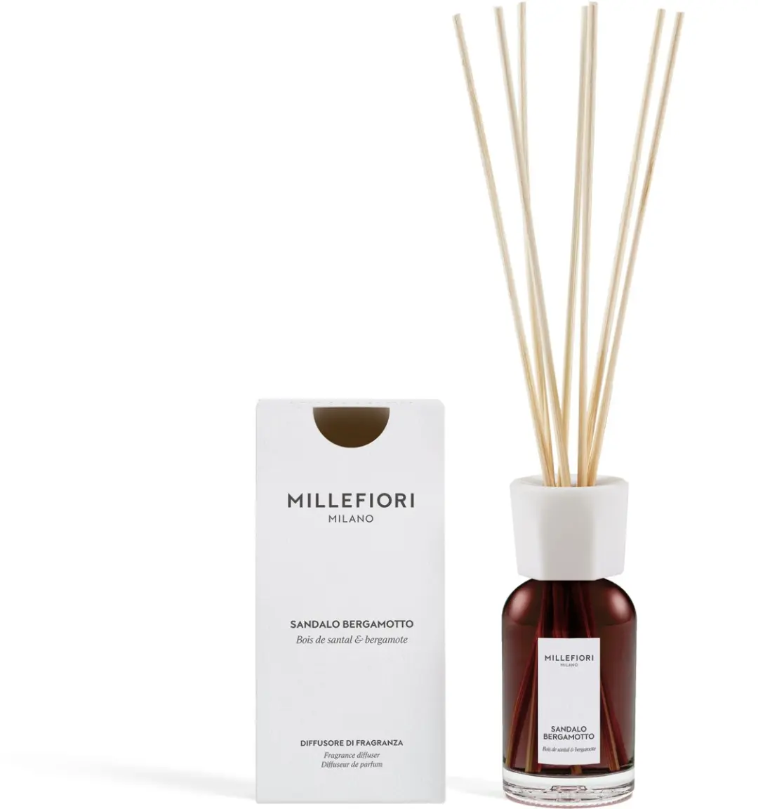 Millefiori Milano Geurstokjes 100ml Sandalo Bergamotto - afbeelding 2 van 5