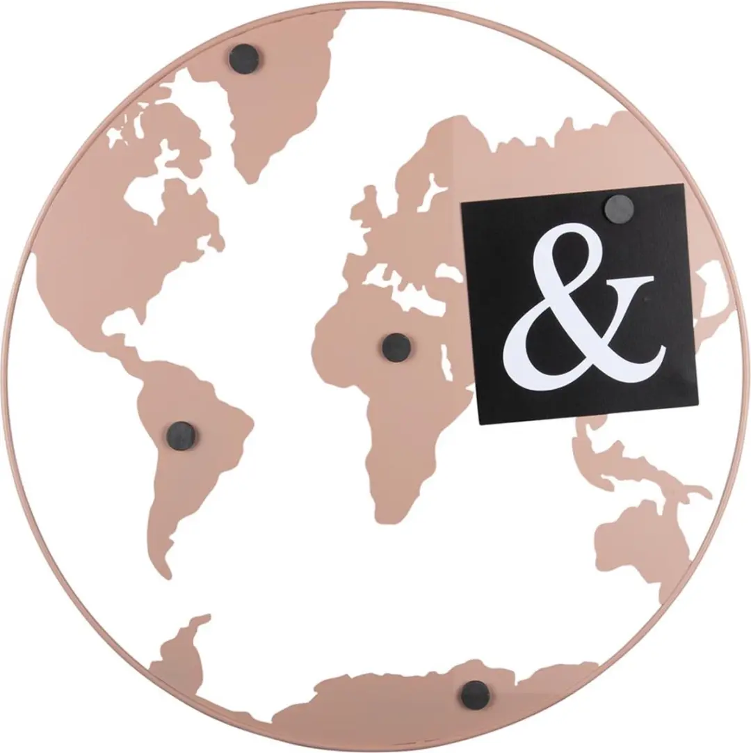 Present Time Memobord World Map