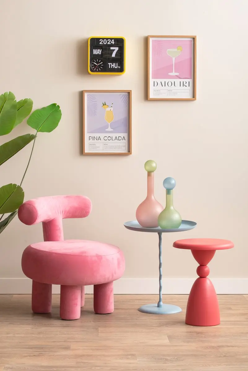 Present Time Wall Art Daiquiri - Roze - afbeelding 4 van 4