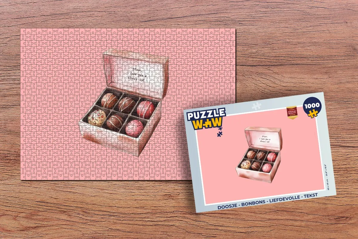 PuzzleWow Bonbons Puzzeldoosje 1000 Stuks