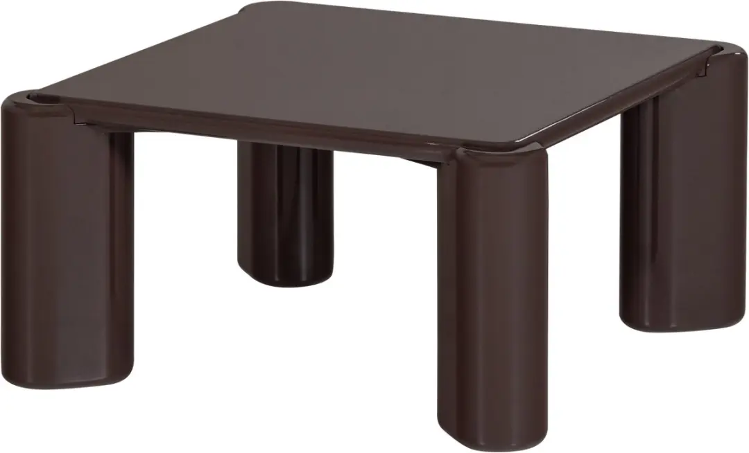 WOOOD Tiven Salontafel Donkerbruin 80cm
