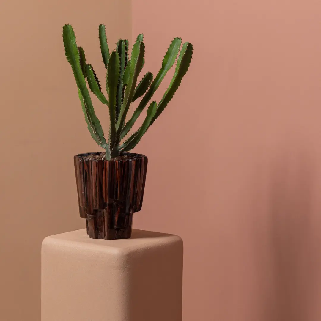 WOOOD Luen Plantenstandaard Lichtroze 70x30x30 - afbeelding 5 van 5