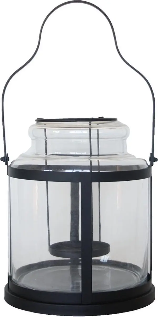 Esschert Design Windlicht L 25 X 14  X 28,7 Cm Ijzer Zwart