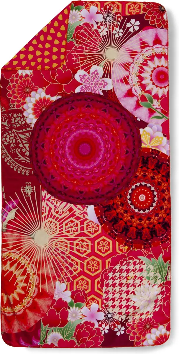 HIP Sporthanddoek "mandala's en bloemen"