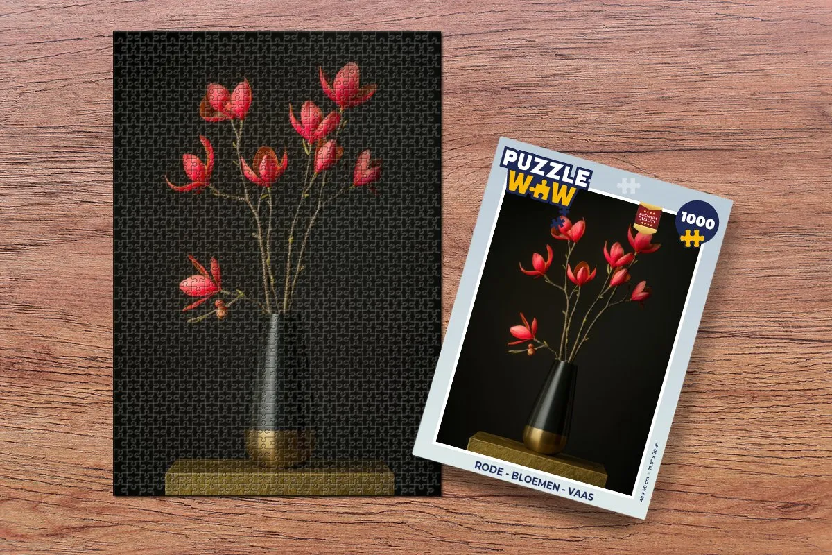 PuzzleWow Bloemen Legpuzzel 1000 Stuks - Boeket