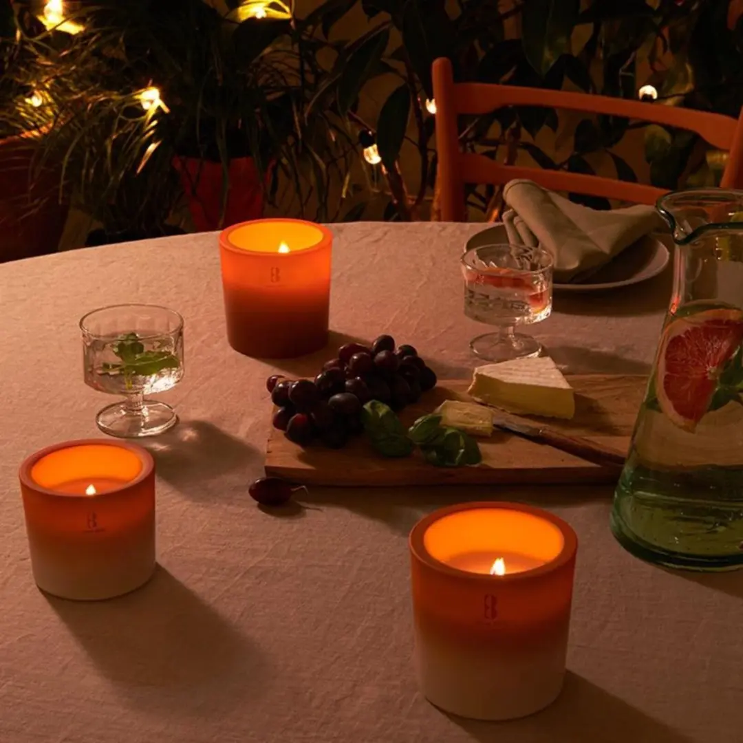 Bolsius Summer Nights Buitenkaars Ivoor 10cm - afbeelding 2 van 6