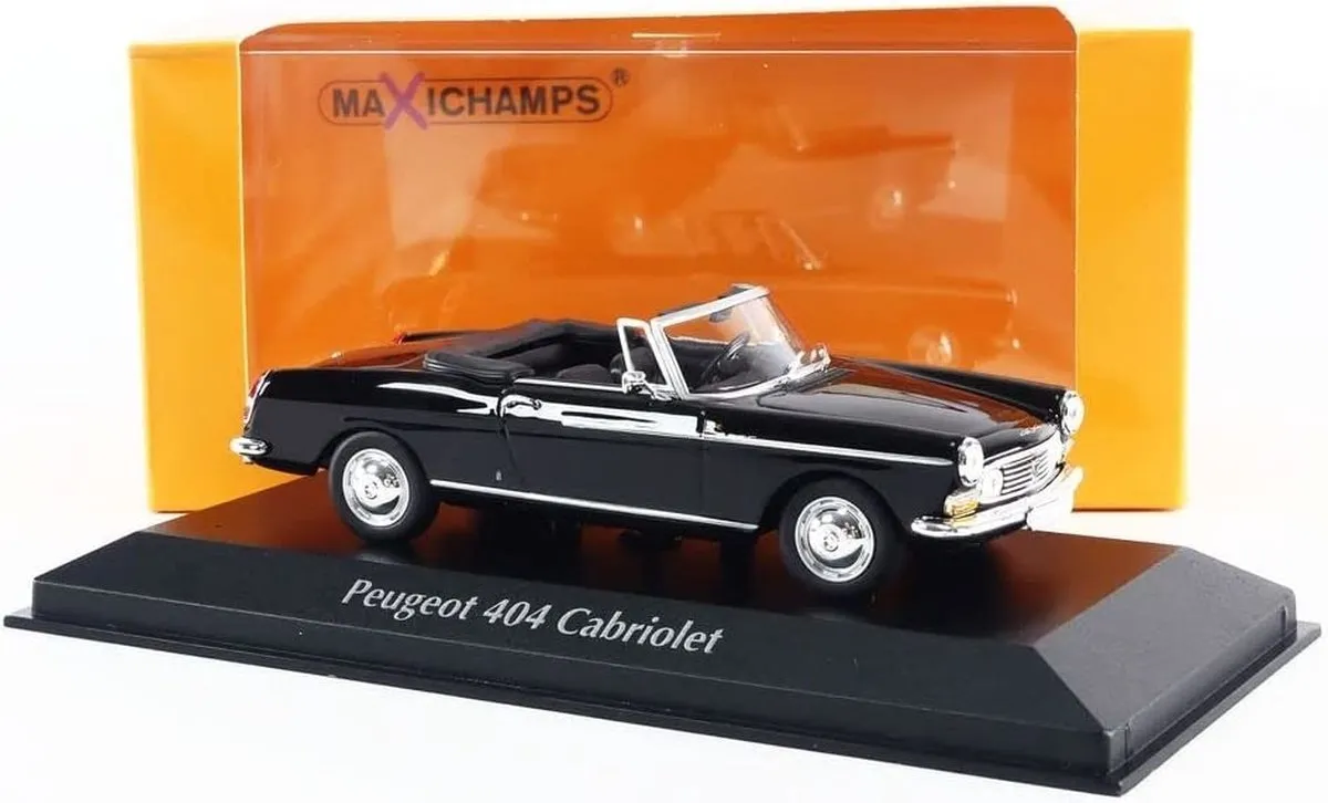 Peugeot 404 Cabriolet 1962 - MaXichamps 1:43 - Zwart