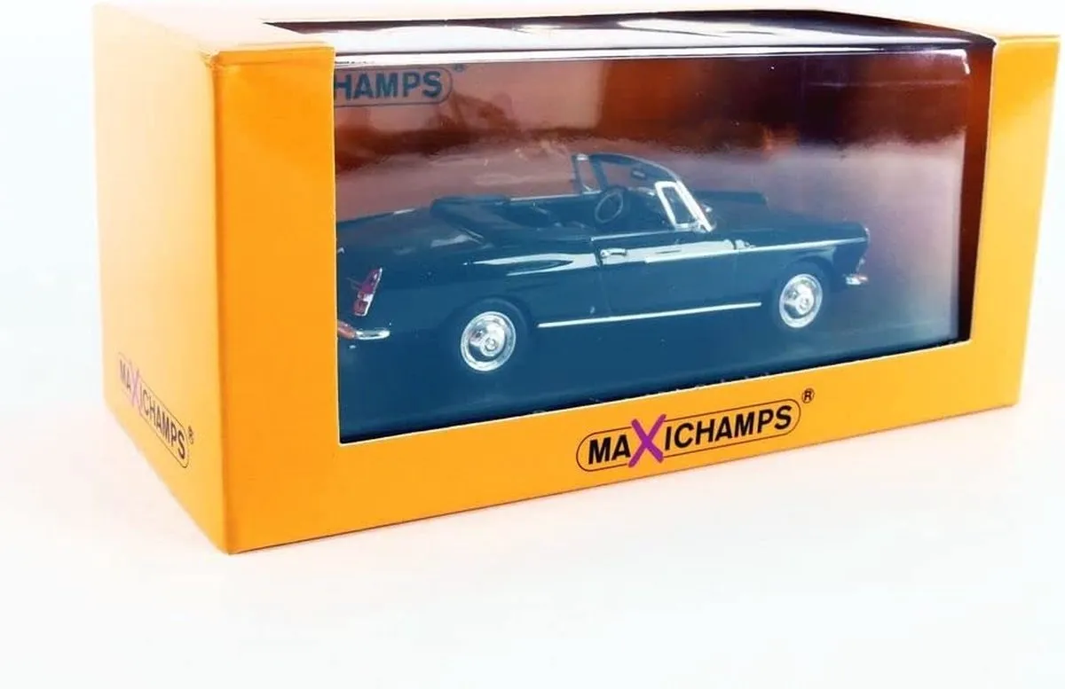 Peugeot 404 Cabriolet 1962 - MaXichamps 1:43 - Zwart