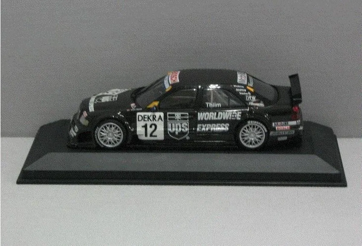 Mercedes-Benz C-Klasse DTM 1996 #12 K. Thiim Minichamps 1:43 - Zwart