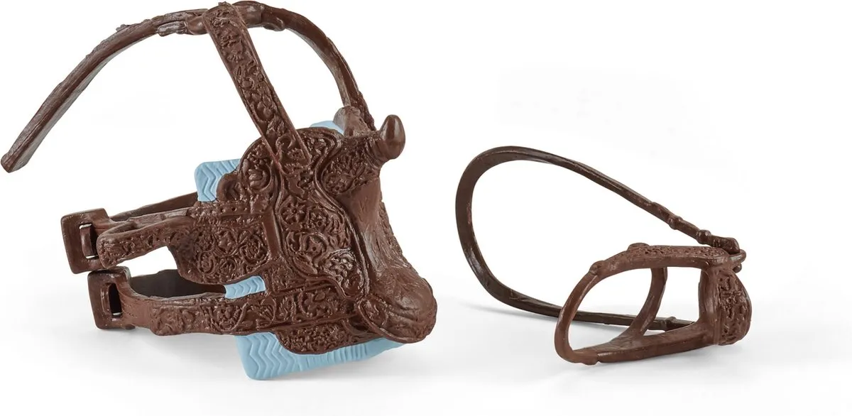 Schleich Horse Club Hannah's Western Rijset Speelfigurenset - 12-delig - Multicolor