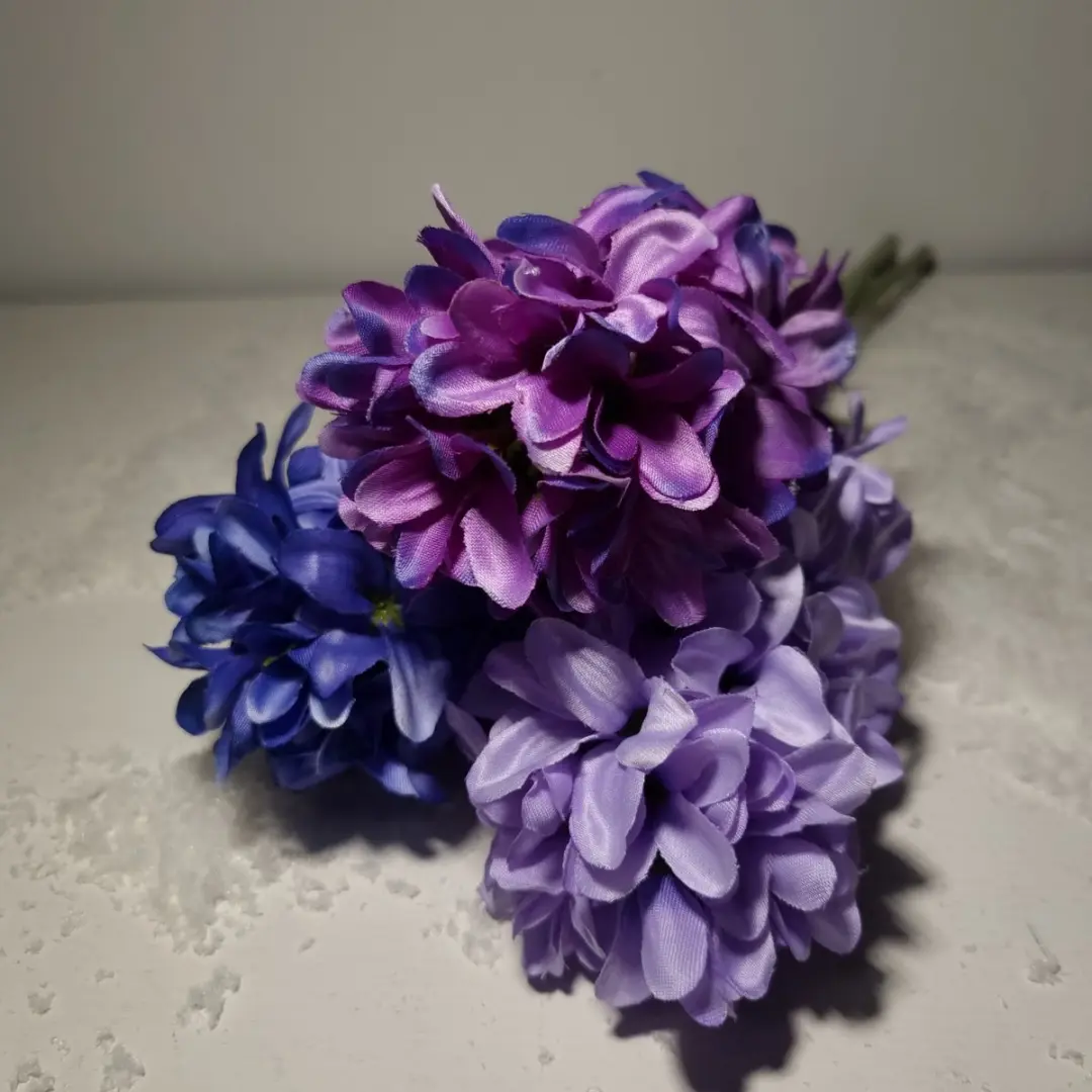 Countryfield Kunstbundel Hyacinth 3 veelkleurig blauw