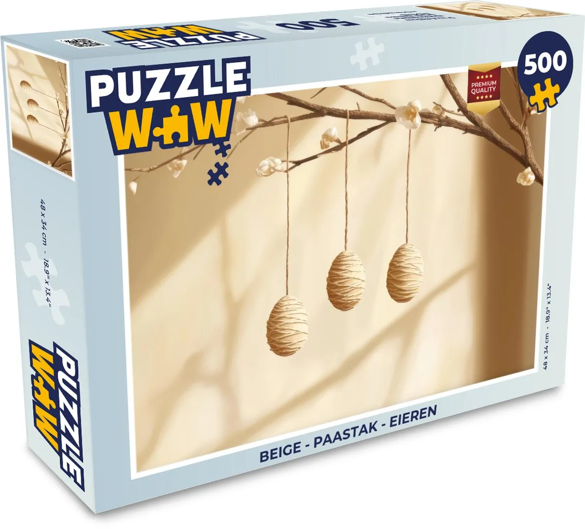 PuzzleWow Paastak Legpuzzel 500 Stuks