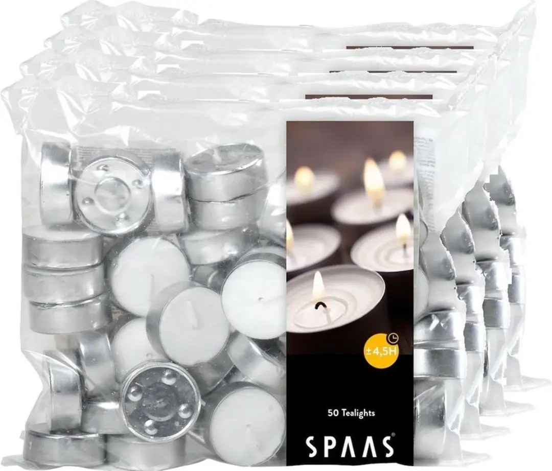 Spaas Theelichtjes/waxinelichtjes