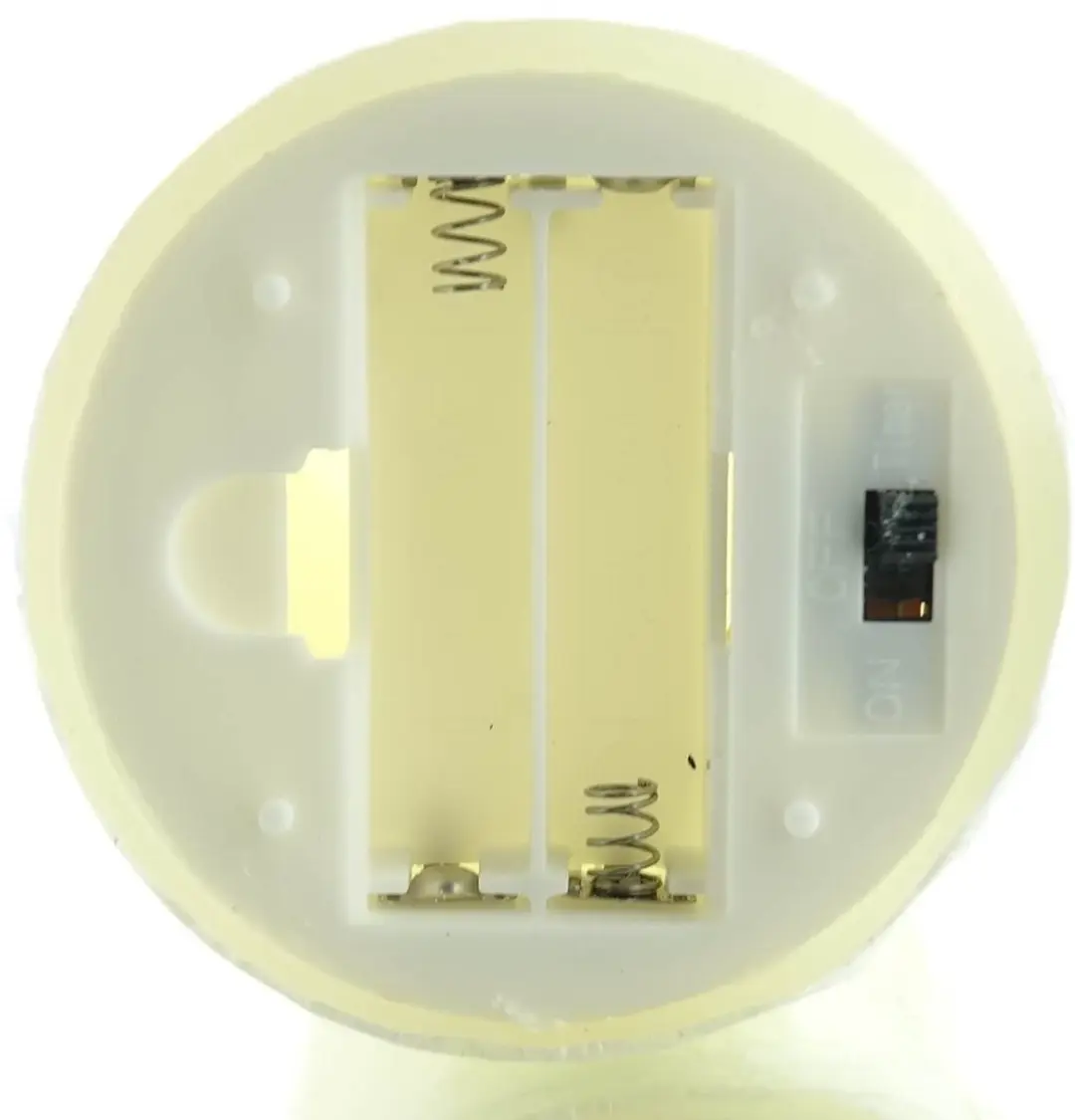 Lumineo LED Kaars Grijs Warm Wit 7x19cm - afbeelding 5 van 5