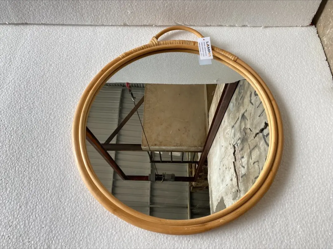 Groenovatie Bamboe Spiegel 60cm - Naturel - afbeelding 3 van 4