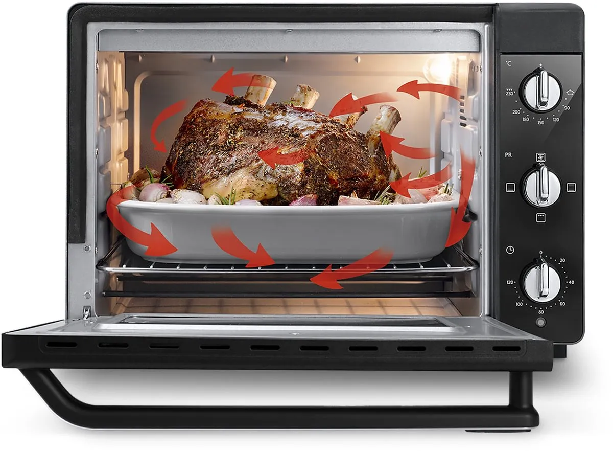 De'Longhi EO40112.BK Elektrische Oven 40L - 2000W - Zwart
