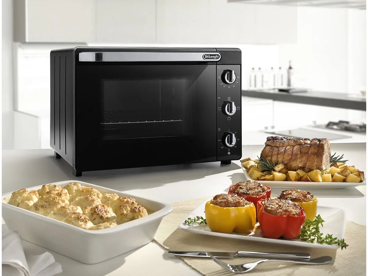 De'Longhi EO40112.BK Elektrische Oven 40L - 2000W - Zwart