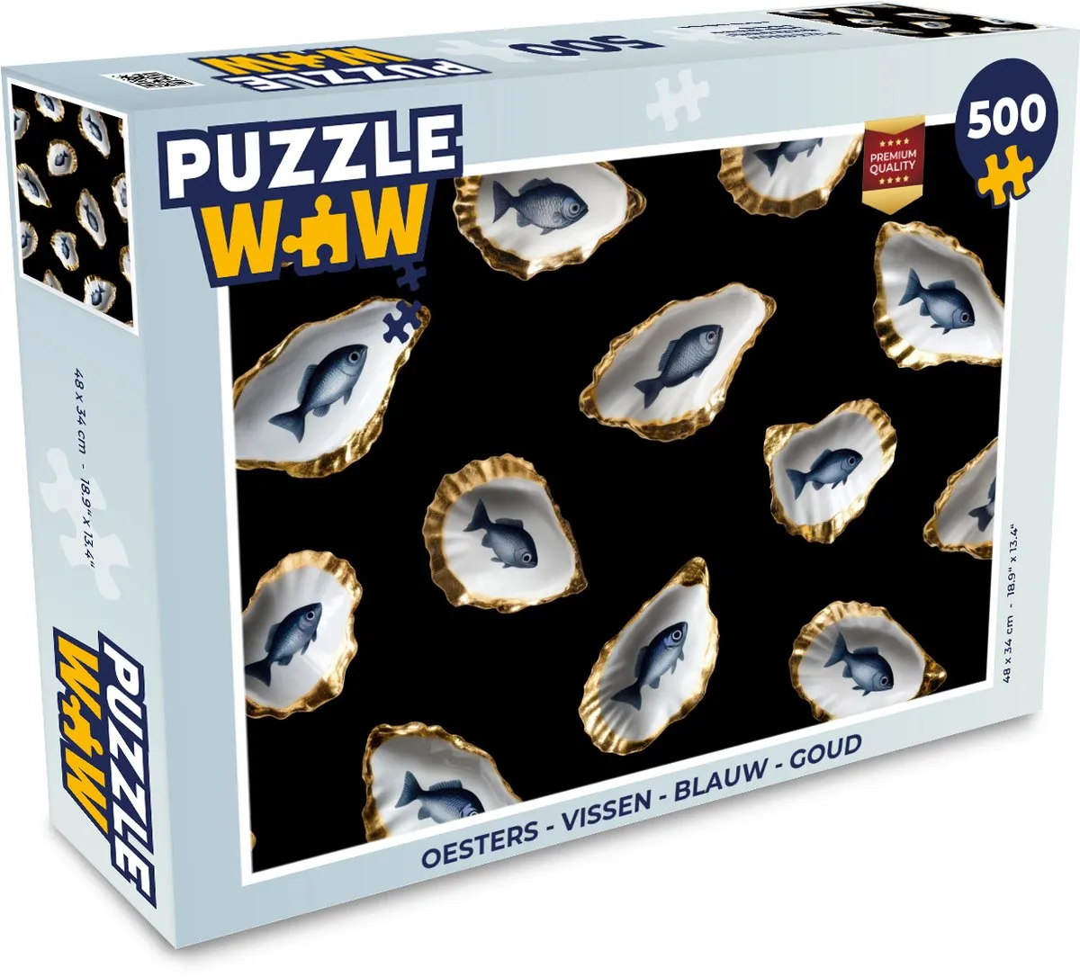 PuzzleWow Oesters Puzzel 500 Stuks