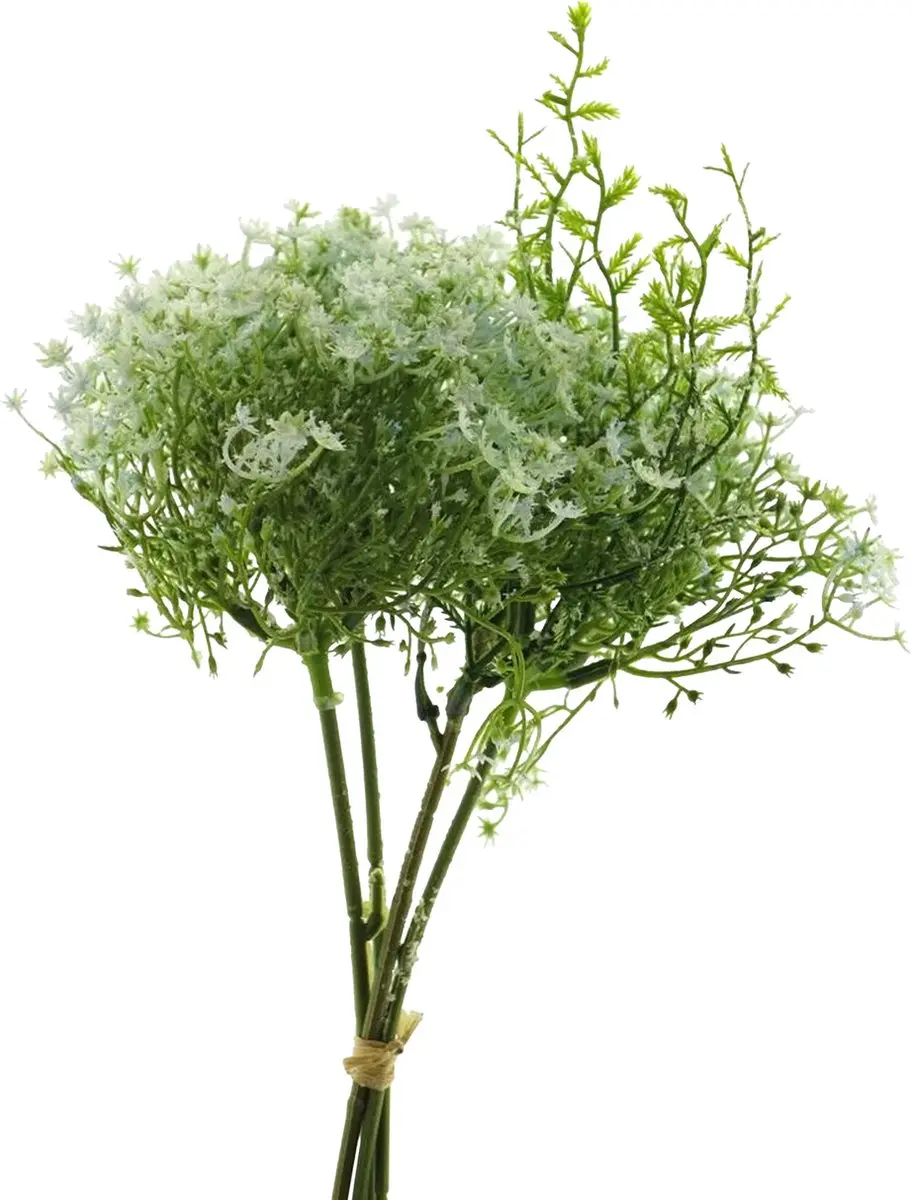 Bellatio Design Kunstbloemen boeket Gipskruid