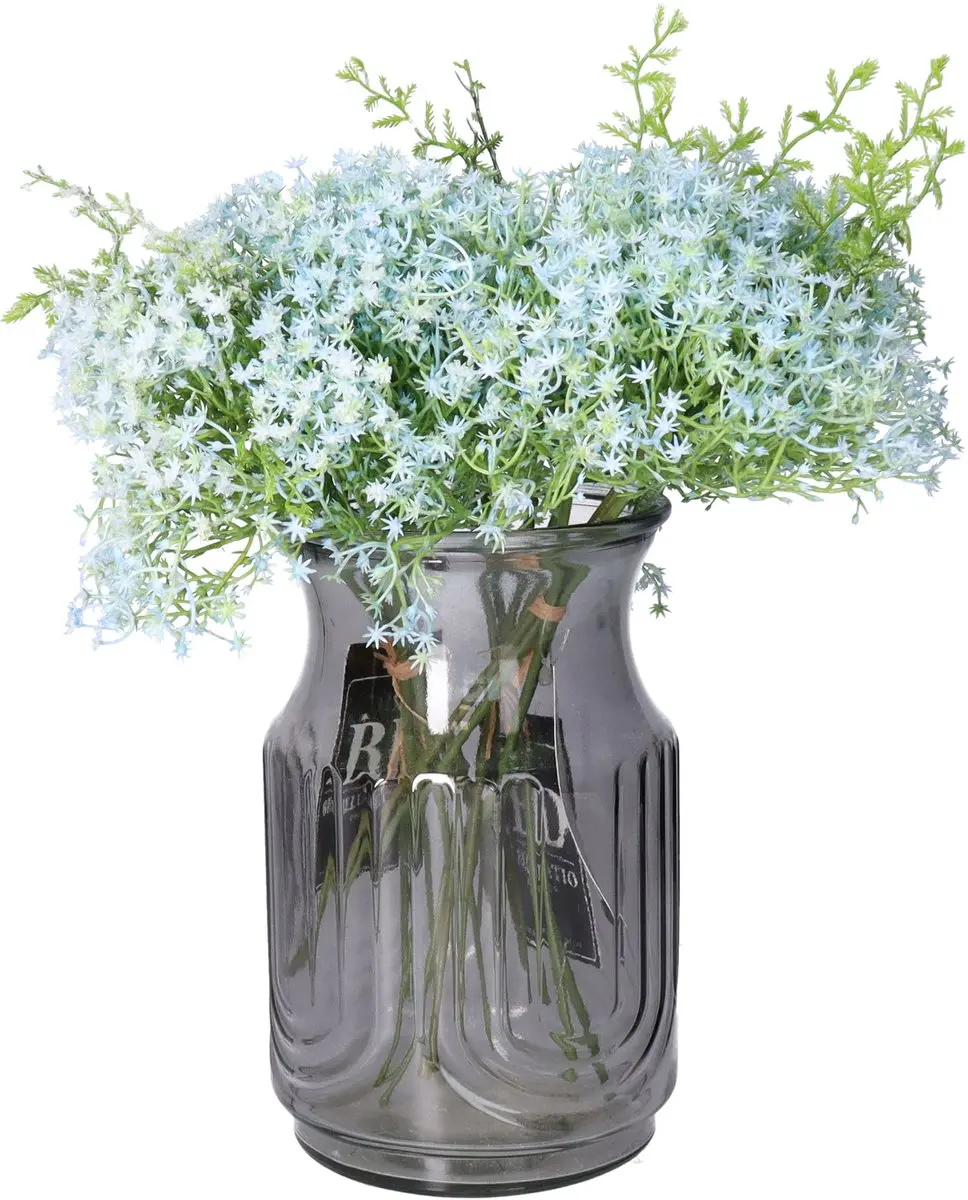 Bellatio Design Kunstbloemen boeket Gipskruid