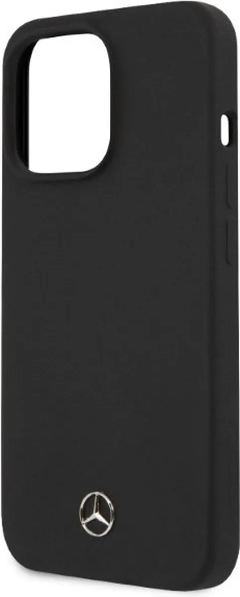 Mercedes MEHMP13LSILBK iPhone 13 Pro Hoesje - Zwart - Magsafe