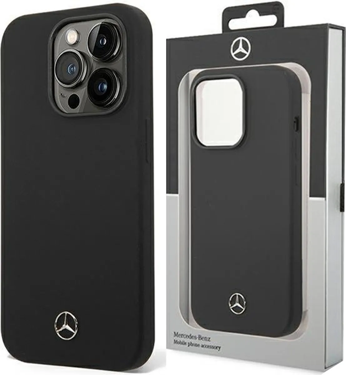 Mercedes MEHMP13LSILBK iPhone 13 Pro Hoesje