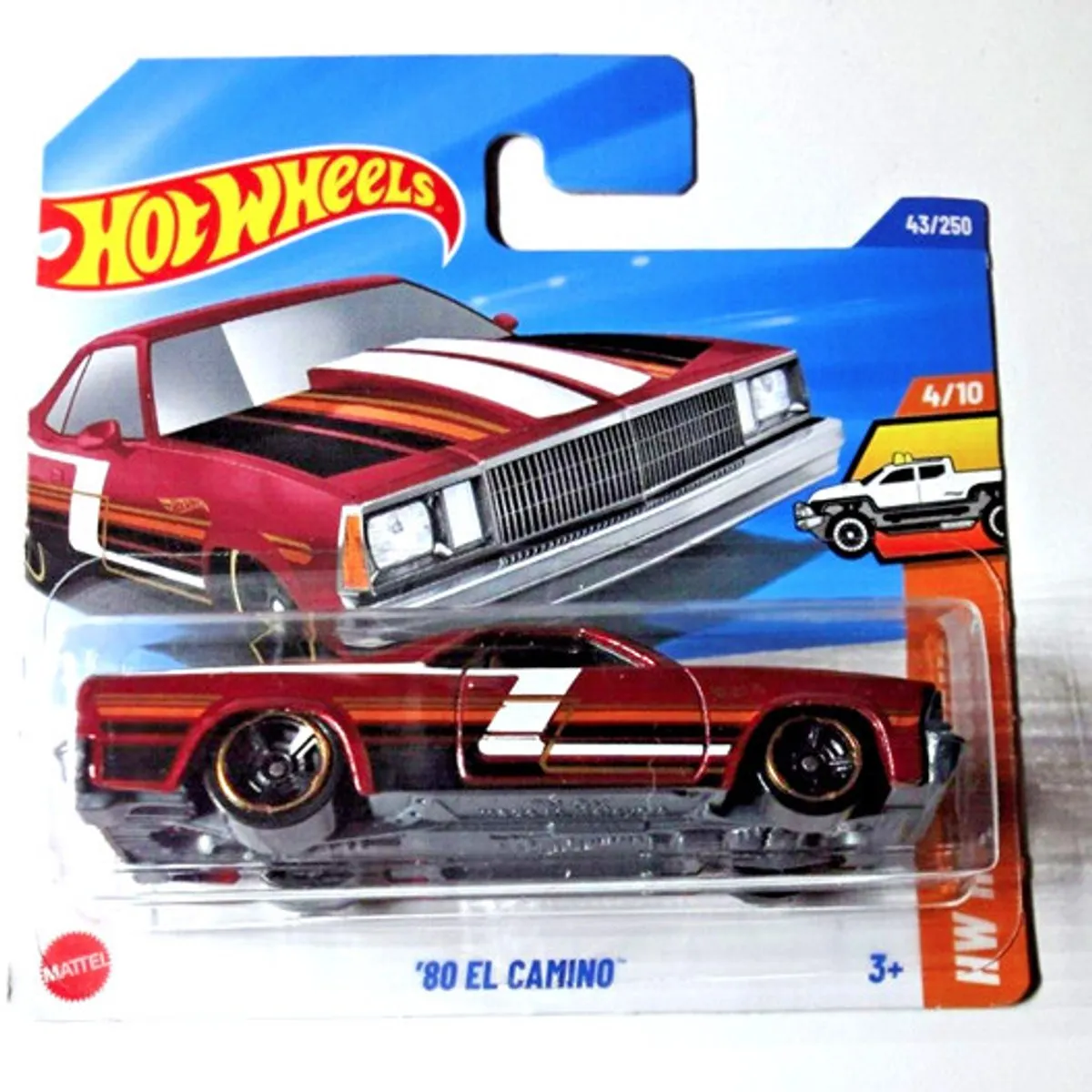 Hot Wheels El Camino '80 Pickup Night Red HW Hot Trucks 21A