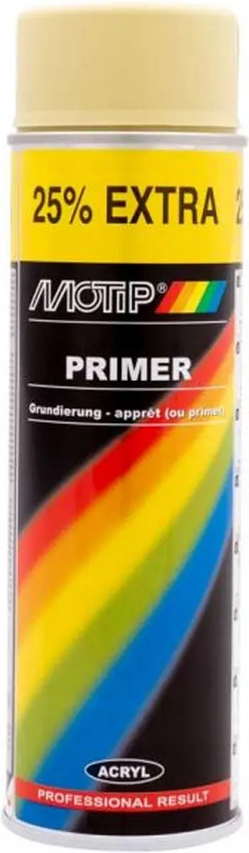Motip Primer 400ml - Beige/Geel - afbeelding 6 van 6