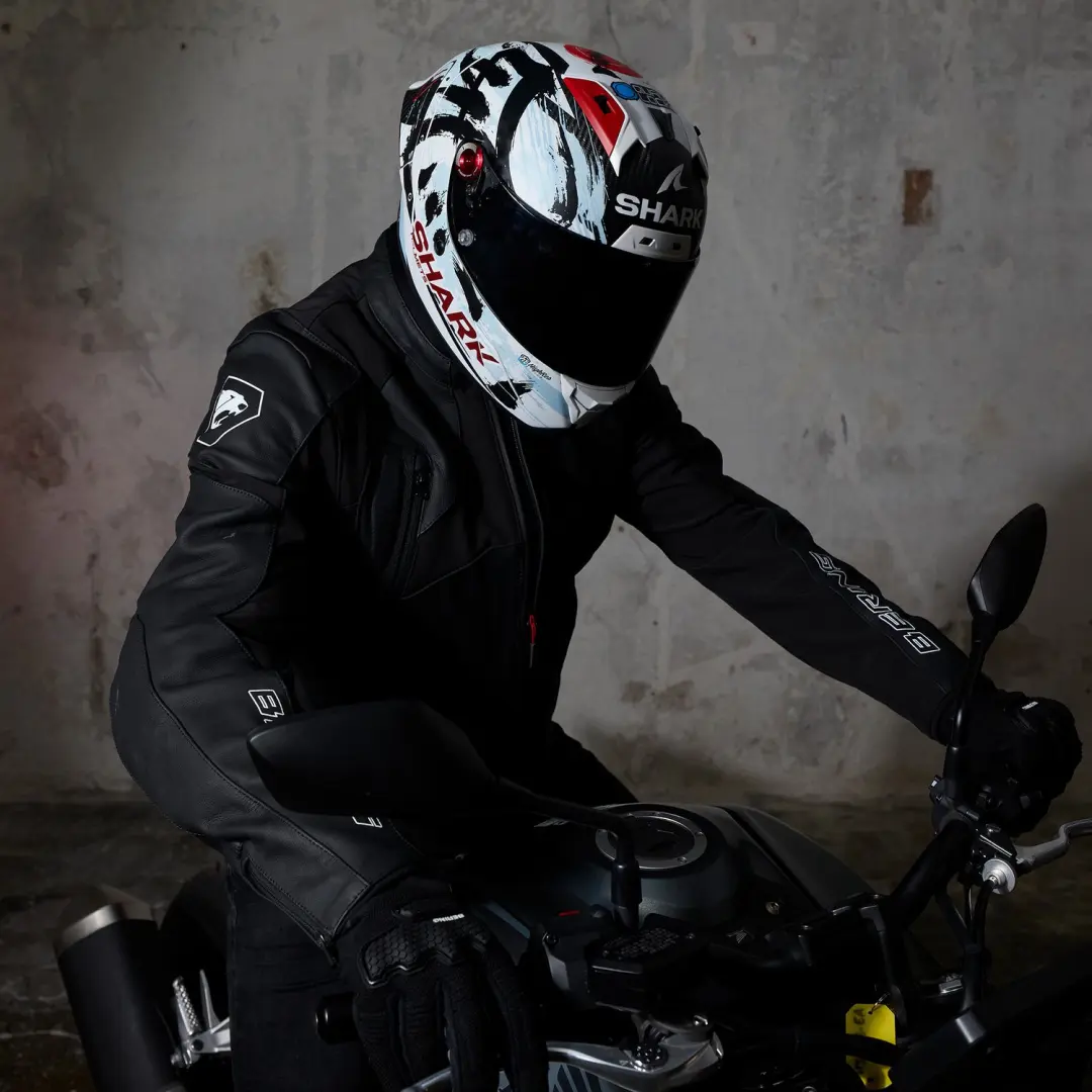 Shark Aeron GP FIM Racing #2 Helm - L Carbon/Wit/Zwart - afbeelding 6 van 6