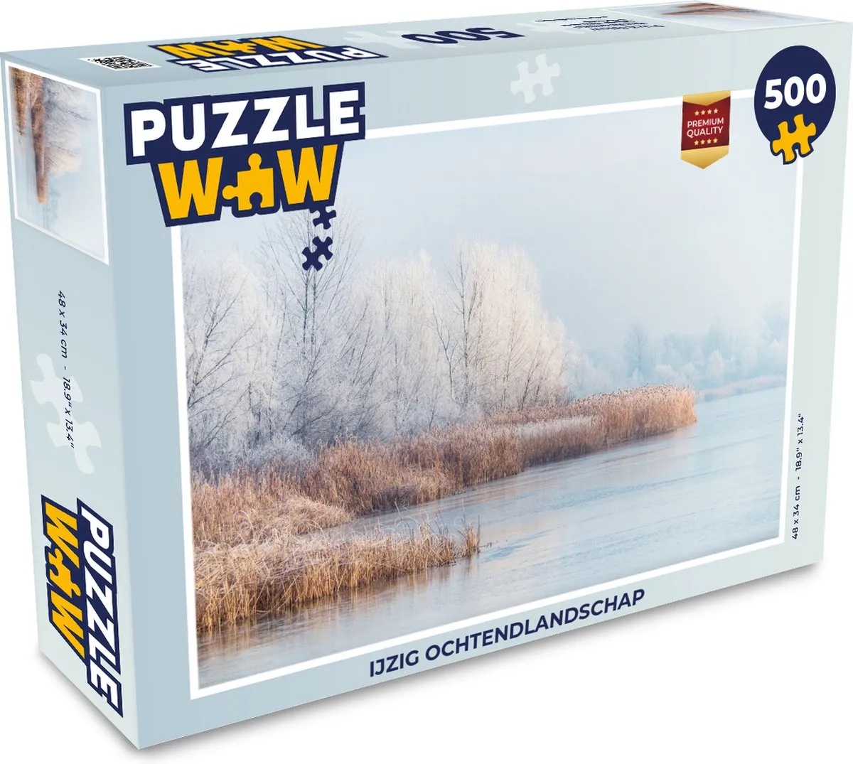 PuzzleWow Winter Landschap Legpuzzel 500 Stuks