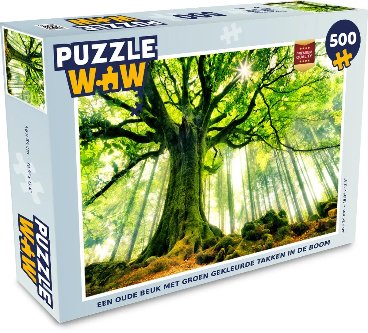 PuzzleWow Legpuzzel Een oude beuk 500 Stuks