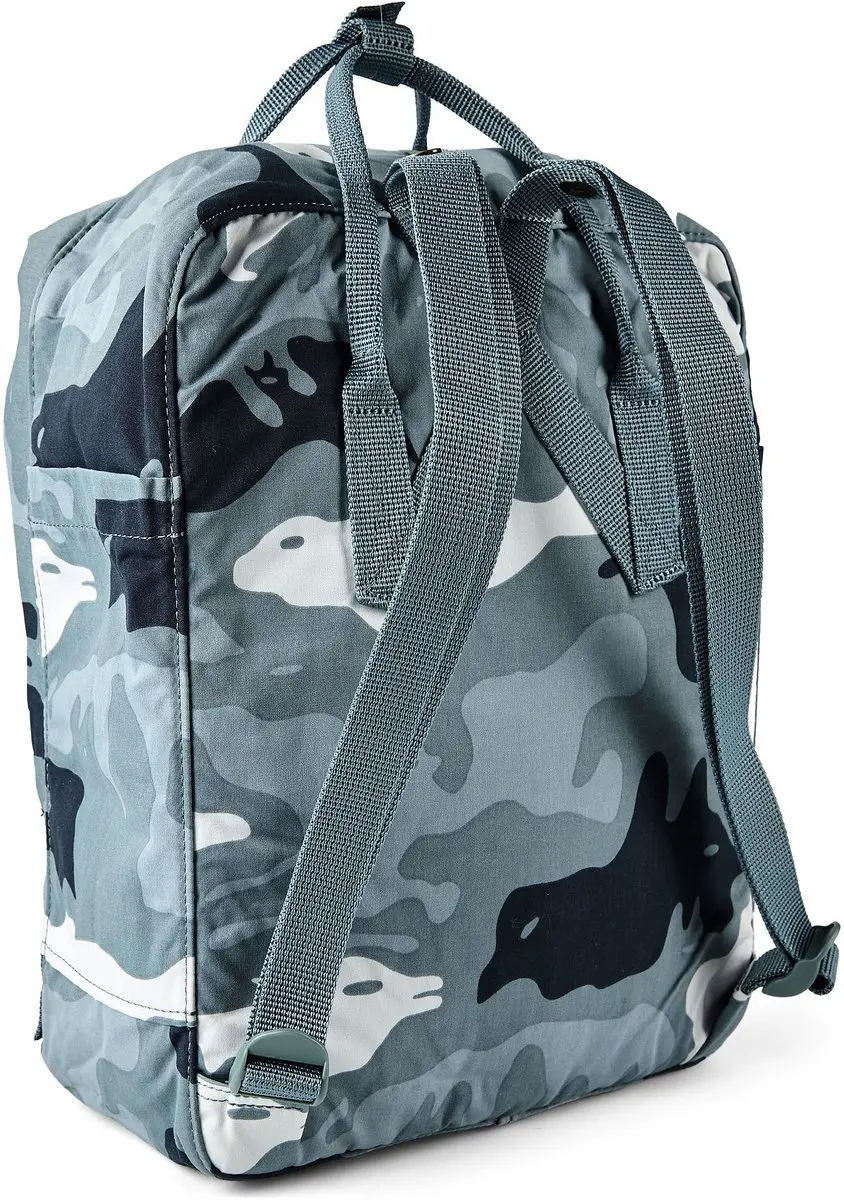 Fjällräven Kånken Graphics Nimbus Blue - Hidden Animals Rugzak 16L - afbeelding 3 van 6