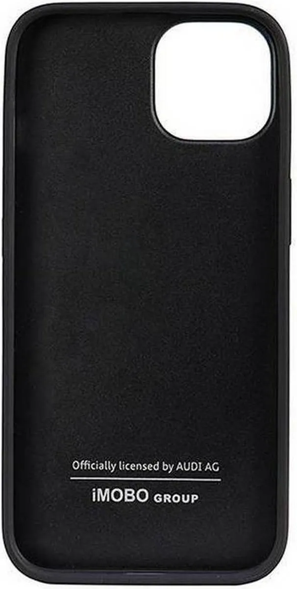 Audi Back Case voor iPhone 13 Pro - Zwart - Genuine Leather - afbeelding 2 van 6