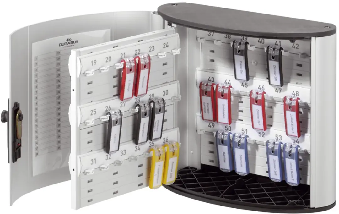 Durable Sleutelkast 48 Sleutels - Zilver - afbeelding 3 van 6