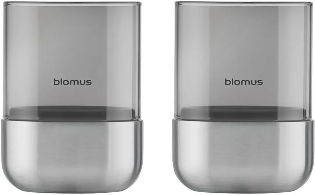 Blomus Calma Windlicht Smoke Extra Small 2 Stuks