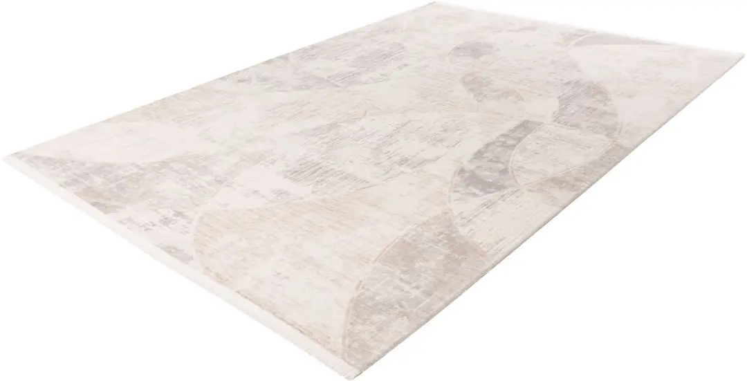 Pierre Cardin Vloerkleed - Tapijt - Modern - Beige Zilver - Hoogwaardig Acryl - Elegant en Onderhoudsvriendelijk