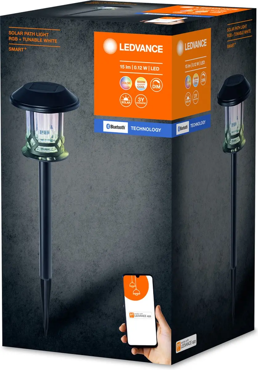 LEDVANCE SMART+ Zonne Tuinspies - IP44 - afbeelding 2 van 4