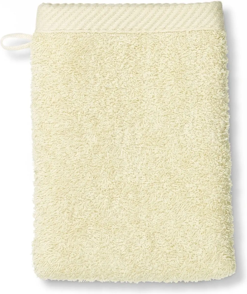 Washandje, Set van 3 Stuks, 15 x 21 cm, Gebroken Wit, Katoen