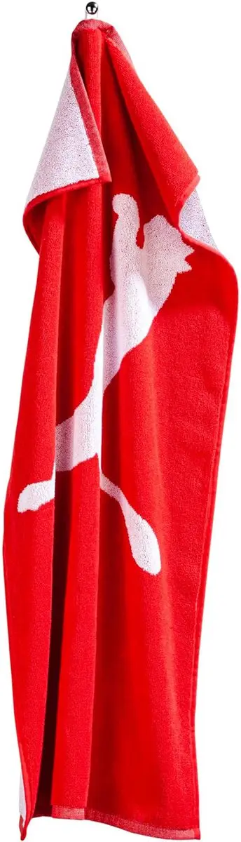 Puma TEAM Towel Small Handdoek 50x100cm - Rood - afbeelding 3 van 5