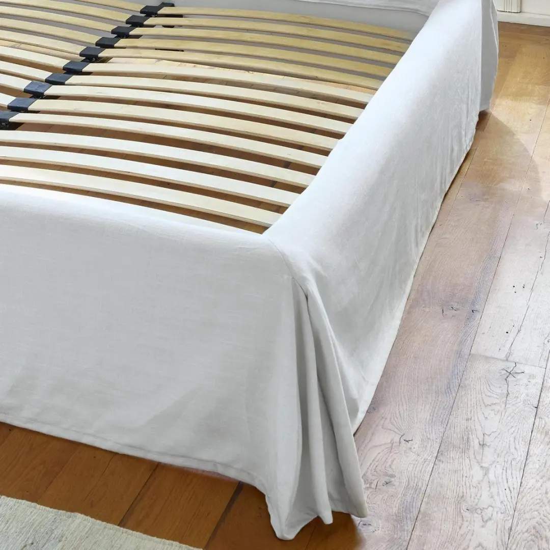 Loberon Aubrianne Bed - Eenpersoons 180x200cm - Wit - afbeelding 3 van 6