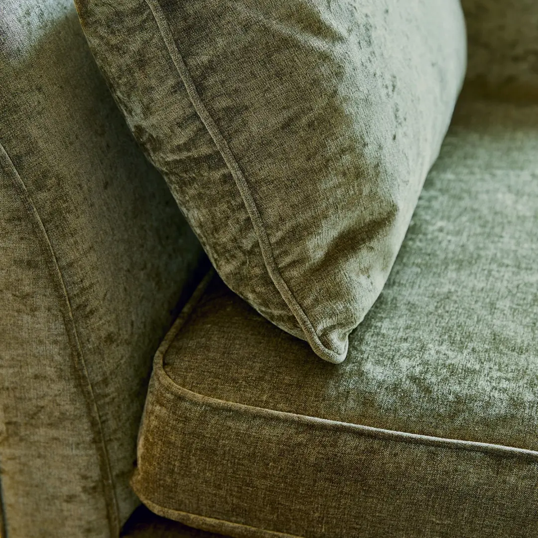 Loberon Alphonse Chaise Longue 1.5 Zit - Groen - afbeelding 6 van 6