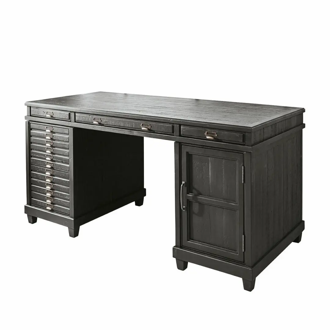 Loberon Brevilliers Bureau - Antiekzwart - afbeelding 2 van 6