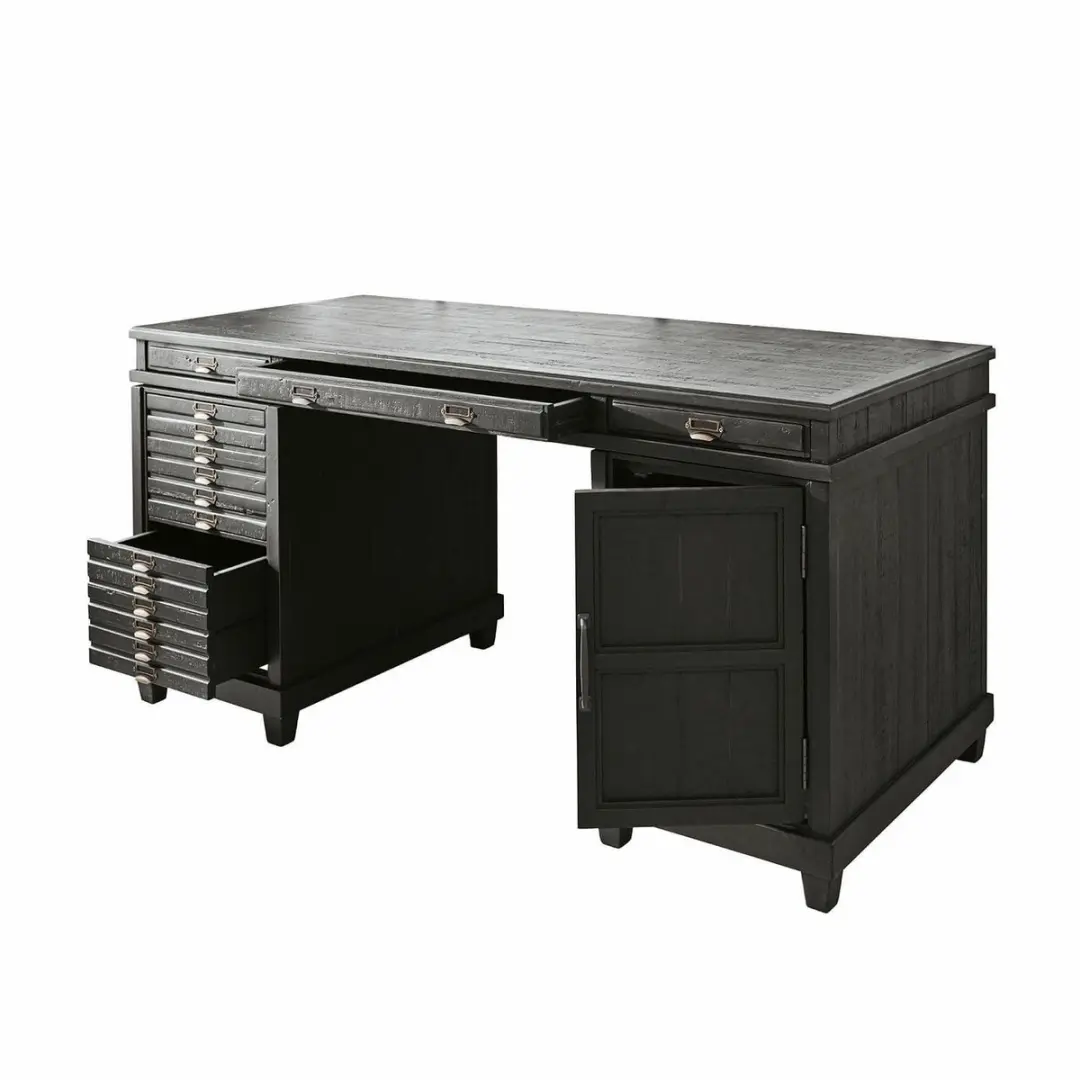 Loberon Brevilliers Bureau - Antiekzwart - afbeelding 3 van 6