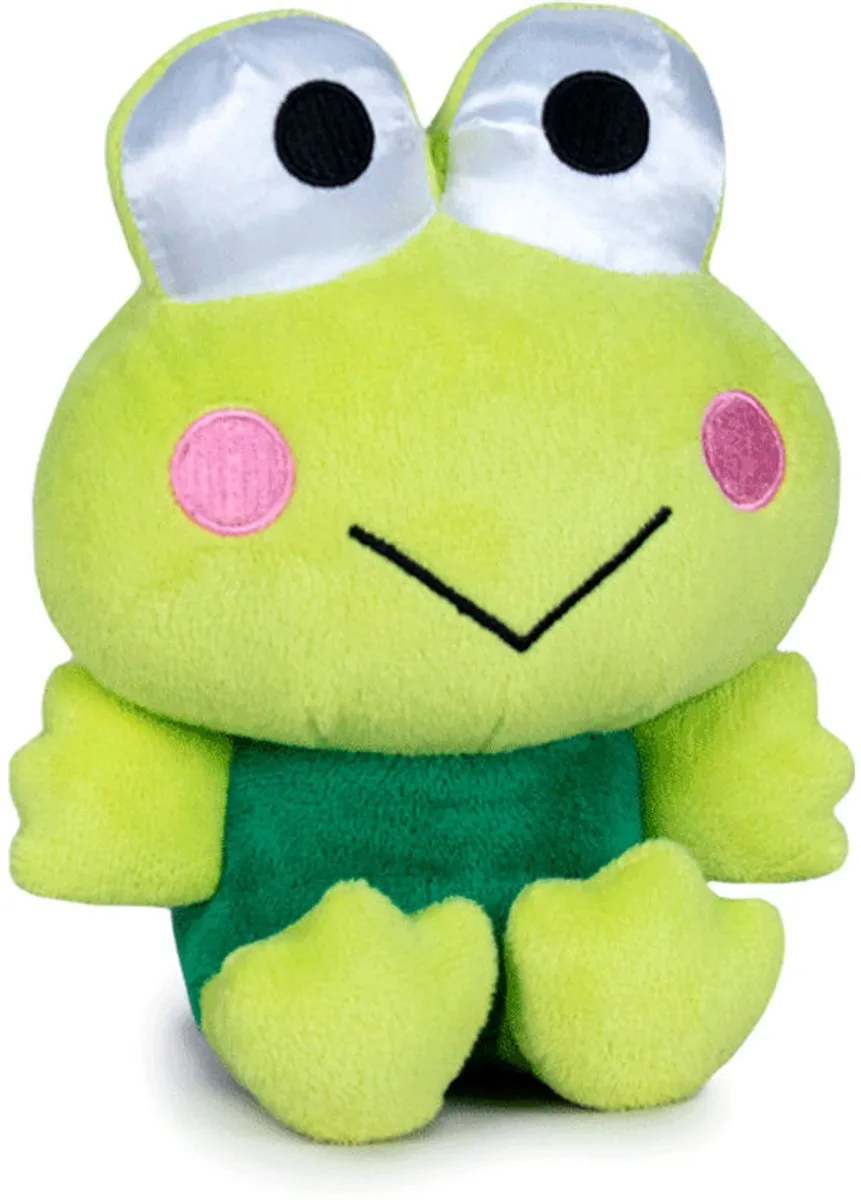 Hello Kitty Keroppi Pluche Knuffel 27cm - Groen