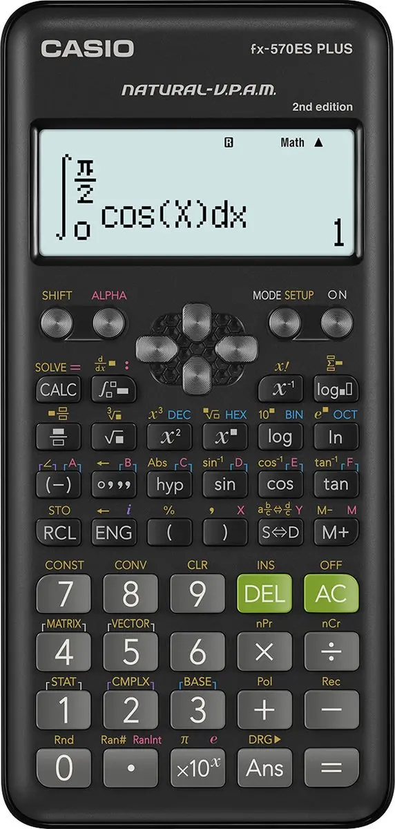 Casio FX-570ES PLUS-2 Wetenschappelijke Rekenmachine