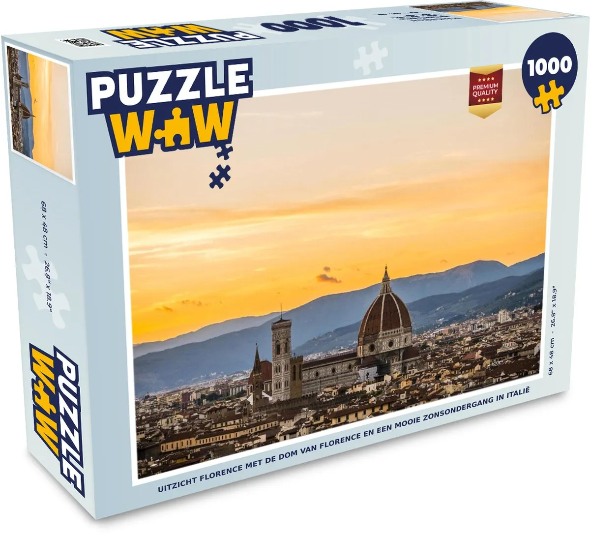 PuzzleWow Florence Legpuzzel 1000 Stuks