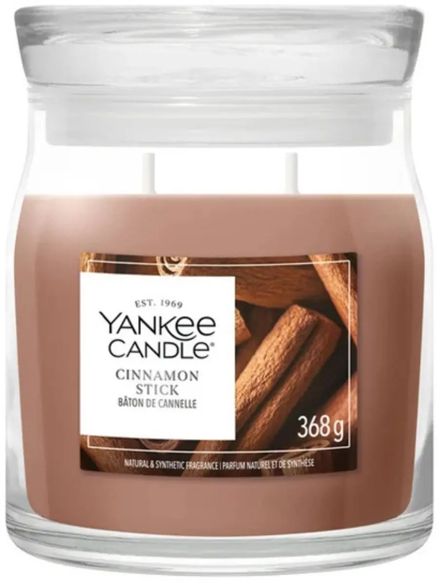 Yankee Candle Cinnamon Stick Medium Geurkaars - afbeelding 4 van 4