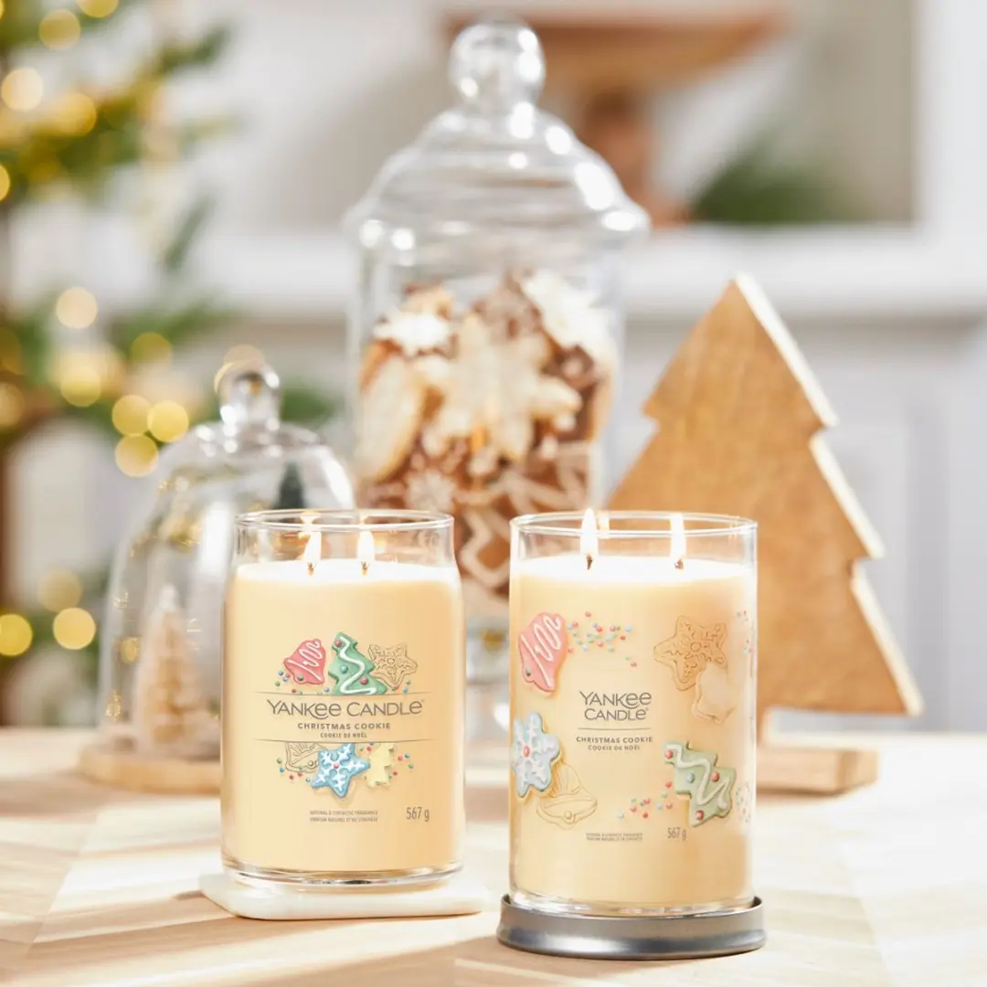 Yankee Candle Christmas Cookie Geurkaars - 567g - afbeelding 6 van 6